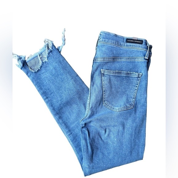Citizens of Humanity jeans size 28 Rocker crop high rise skinny ankle - Picture 1 of 5